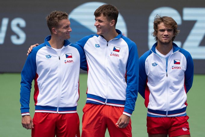 Jiří Lehečka, Jakub Menšík a Tomáš Macháč