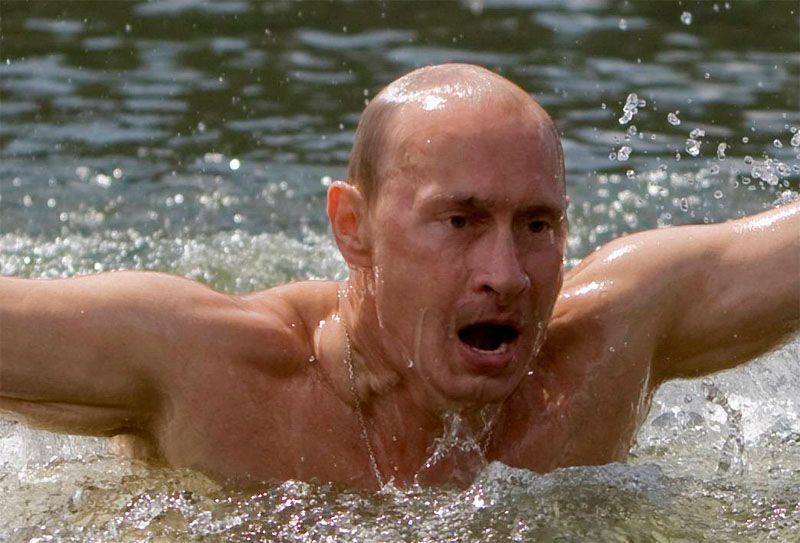 Vladimir Putin na dovolené