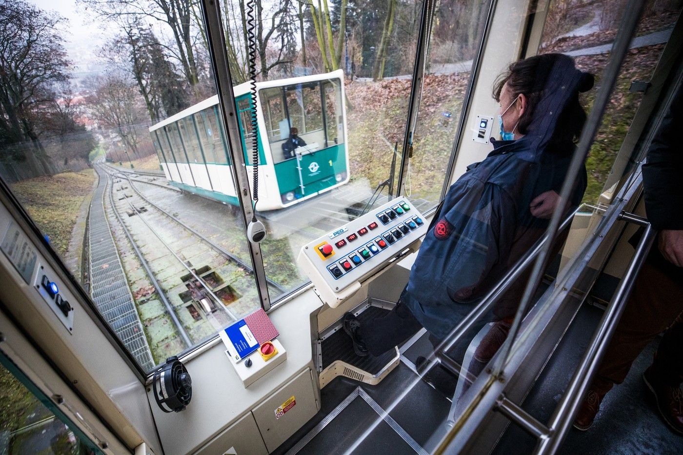 Lanová dráha na Petřín, historie, Praha, MHD, lanovka, Petřín, Domácí