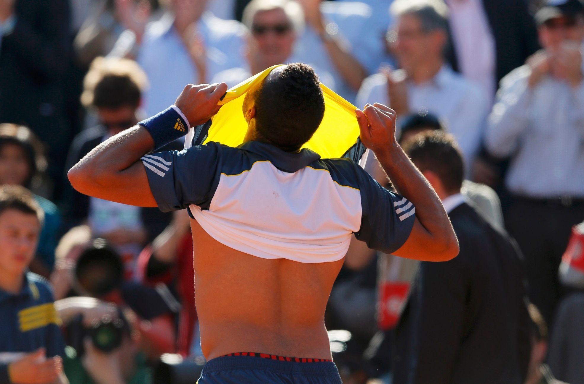 Jo-Wilfried Tsonga na French Open 2013