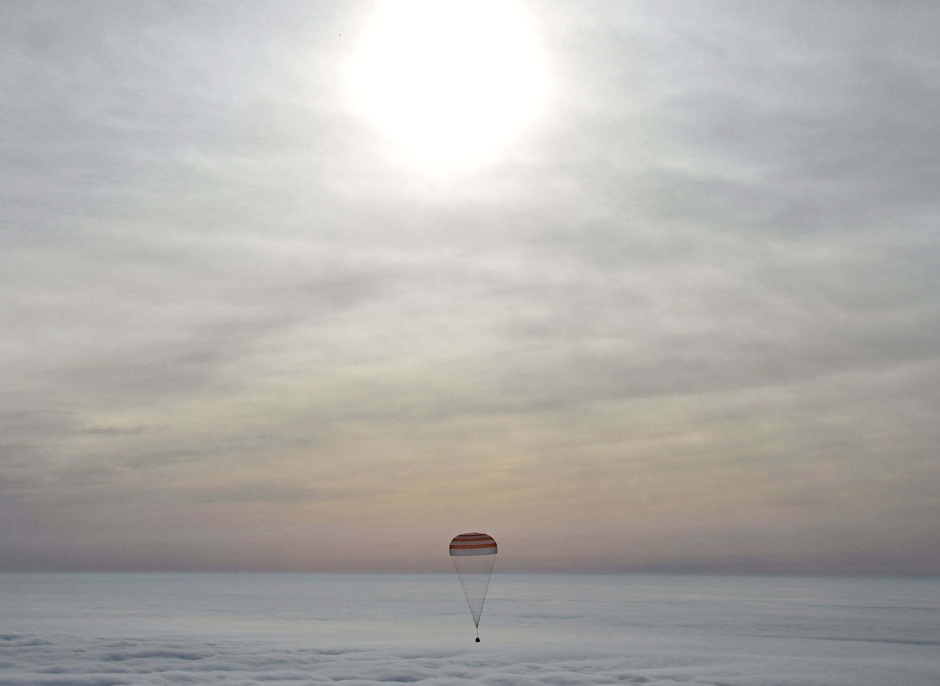 Scott Kellly - Návratová kabina lodi Sojuz