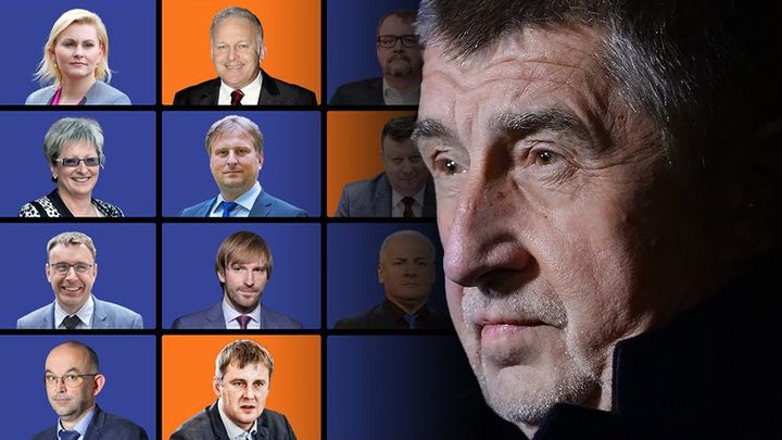 Babišova "vláda odborníků" se ustavičně drolí. Odporoučelo se již jedenáct ministrů; Zdroj foto: Aktuálně.cz