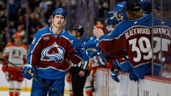 Gól Martina Nečase v duelu s Anaheimem