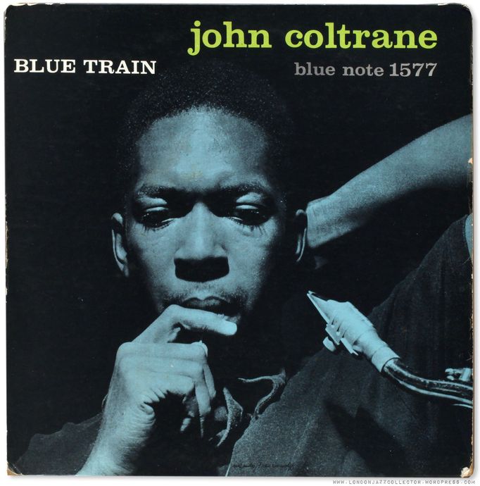 Obal alba Johna Coltranea Blue Train z roku 1958.