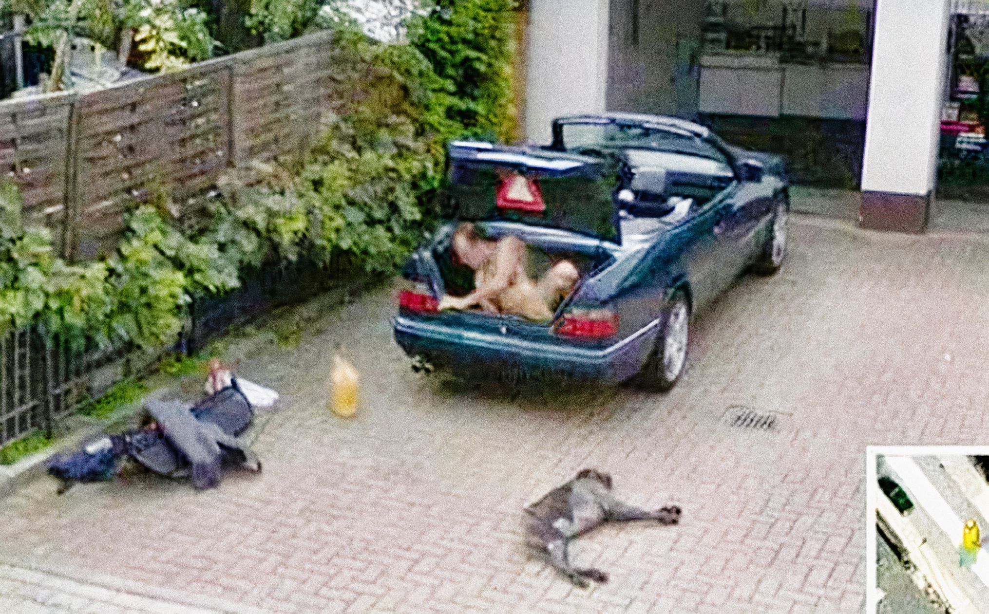 Zábava, vtipné, bizarní, Google Street View