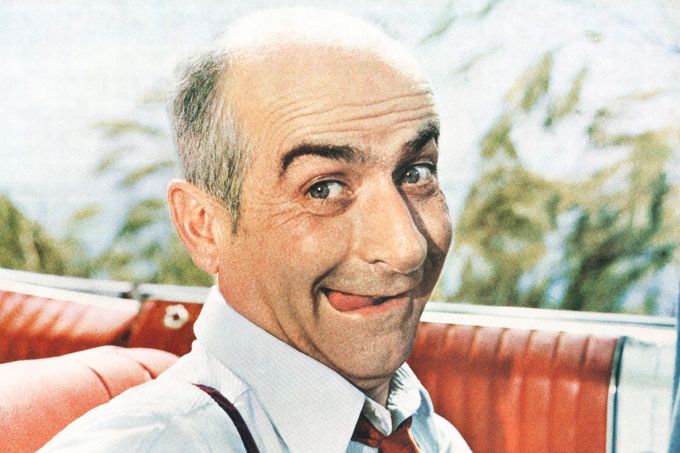 Louis de Funes ve filmu "Na stromě" z roku 1971.