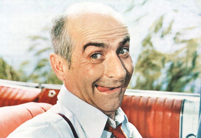 Louis de Funes ve filmu "Na stromě" z roku 1971.