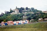Bratislavský hrad v roce 1980.