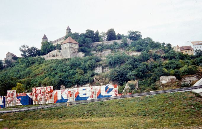 Bratislavský hrad v roce 1980