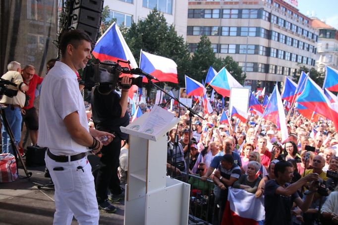 Ladislav Vrabel, jeden z organizátorů demonstrace na Václavském náměstí