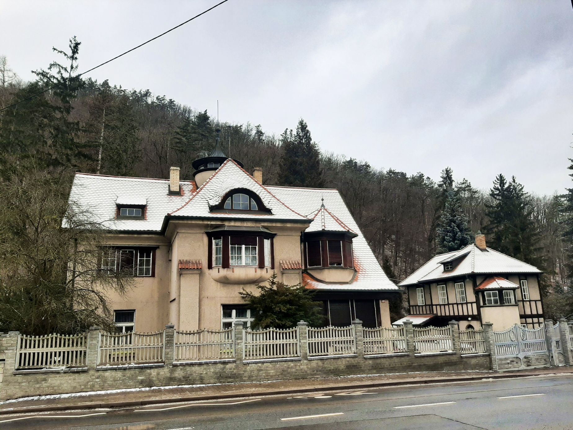 Černošice, vily