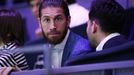 Tennis - Davis Cup Finals - Final - Caja Magica, Madrid, Spain - November 24, 2019   Real Madrid's Sergio Ramos during the Davis Cup Final   REUTERS/Sergio Perez