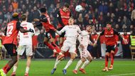 Leverkusen - Kolín: Patrik Schick vyrovnává na 2:2