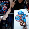 Fans wait at the premiere of &quot;Captain America: The Winter Soldier&quot; at El Capitan theatre in Hollywood