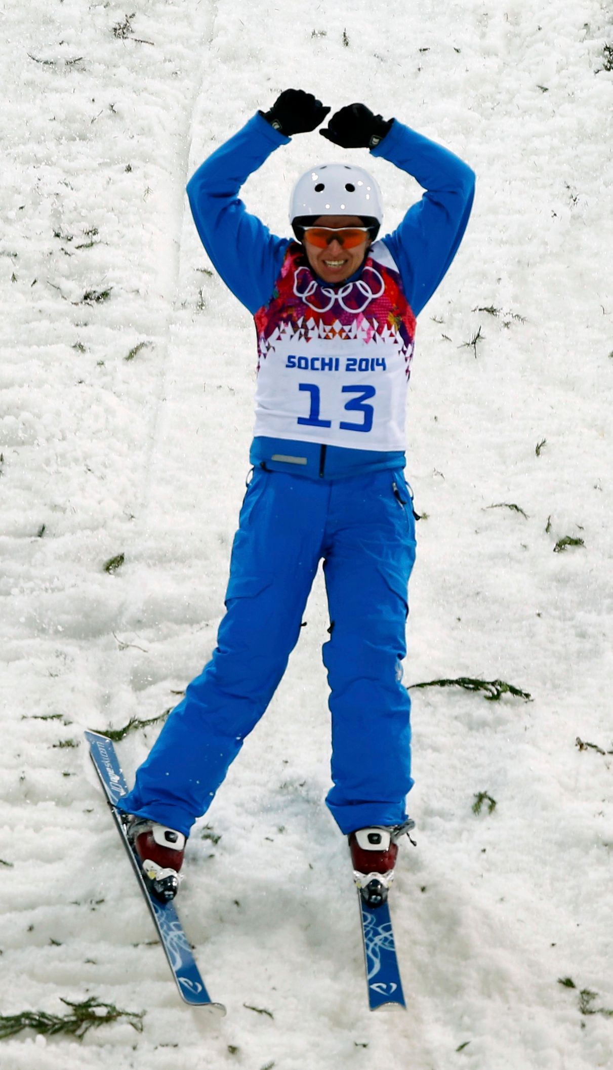 Soči 2014: Alla Cuperová, Bělorusko (akrobatické lyžování, skoky, finále)