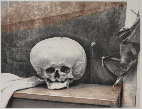 Jedna z černobílých fotografií amerického umělce Joela-Petera Witkina, která je součástí výstavy Rozbitý svět.