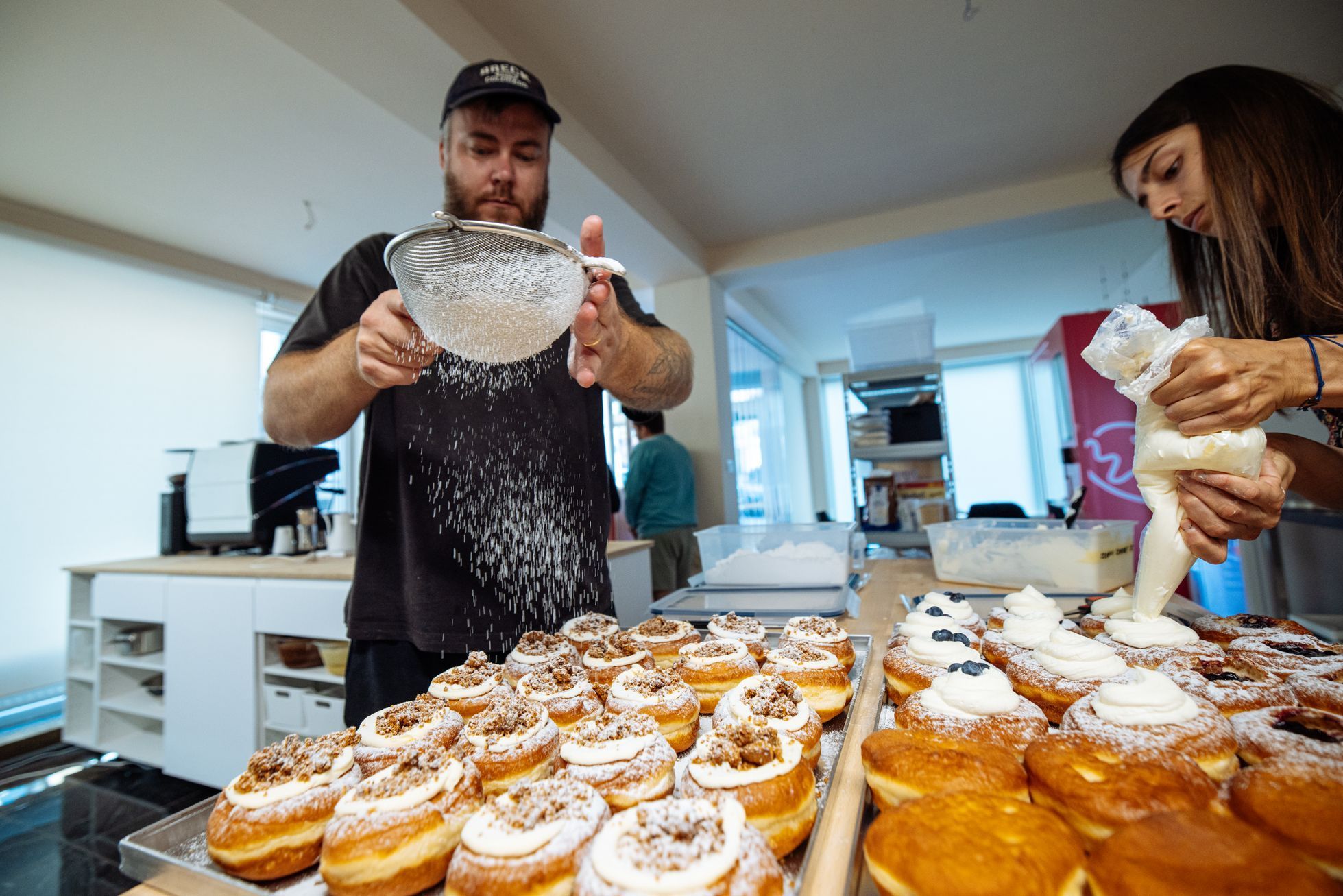 Kobliha, podnik, pečivo, sladké, koblihy, pekárna, cukrárna, Praha, Vršovice, Brno