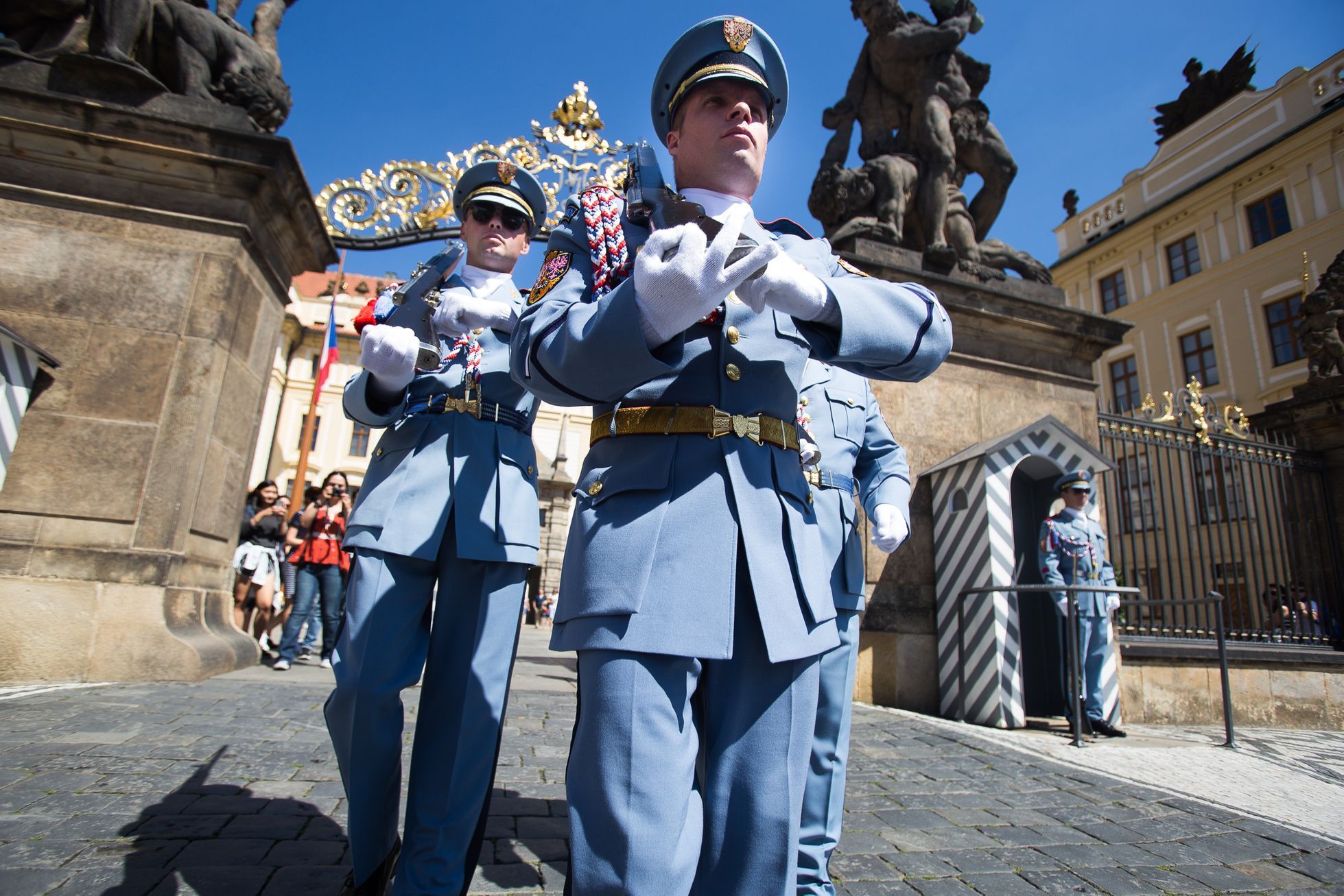 Pražský hrad, výměna hradní stráže, ilustrační foto