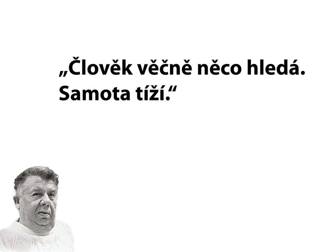 Citát spisovatele a humoristy Miloslava Švandrlíka.