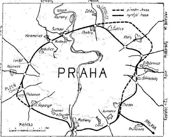 Pražský okruh - plány z roku 1939