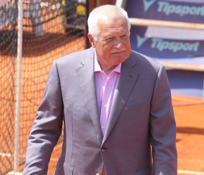 Tenis, Prague Open 2013, finále: Václav Klaus