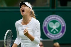 Maria Šarapovová v prvním kole Wimbledonu 2013