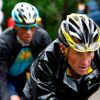 Lance Armstrong s Albertem Contadorem během třinácté etapy Tour