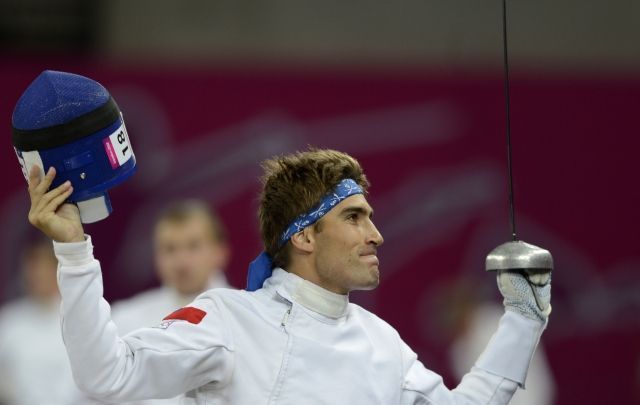 Český moderní pětibojař David Svoboda na olympiádě v Londýně