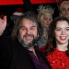 Director Jackson poses with his daughter Katie as they arrive for the world film premiere of &quot;The Hobbit: The Battle of the Five Armies&quot; at Leicester Square in central London