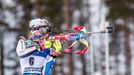 Markéta Davidová ve sprintu SP v Kontiolahti