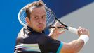 Czech Republic's Radek Stepanek returns the ball to Britain's Andy Murray during their match at the Queen's Club Championships in west London June 12, 2014. REUTERS/Suzan