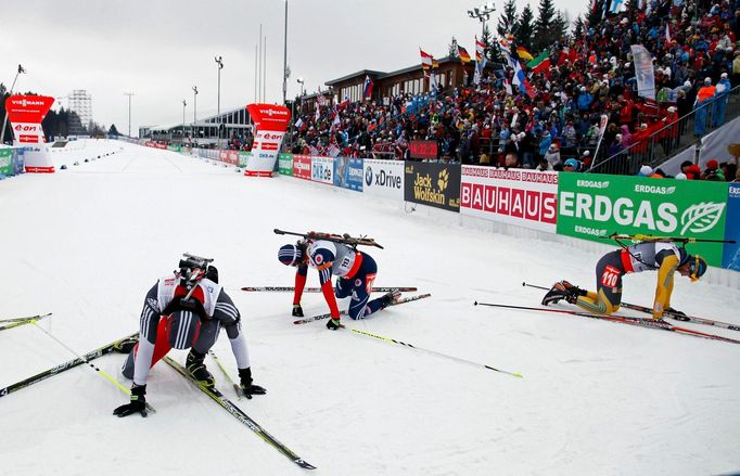 MS v biatlonu 2013,sprint: cíl