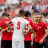 Euro 2016, Švýcarsko-Albánie: rozhodčí Carlos Velasco vylučuje Albánce Lorika Canu