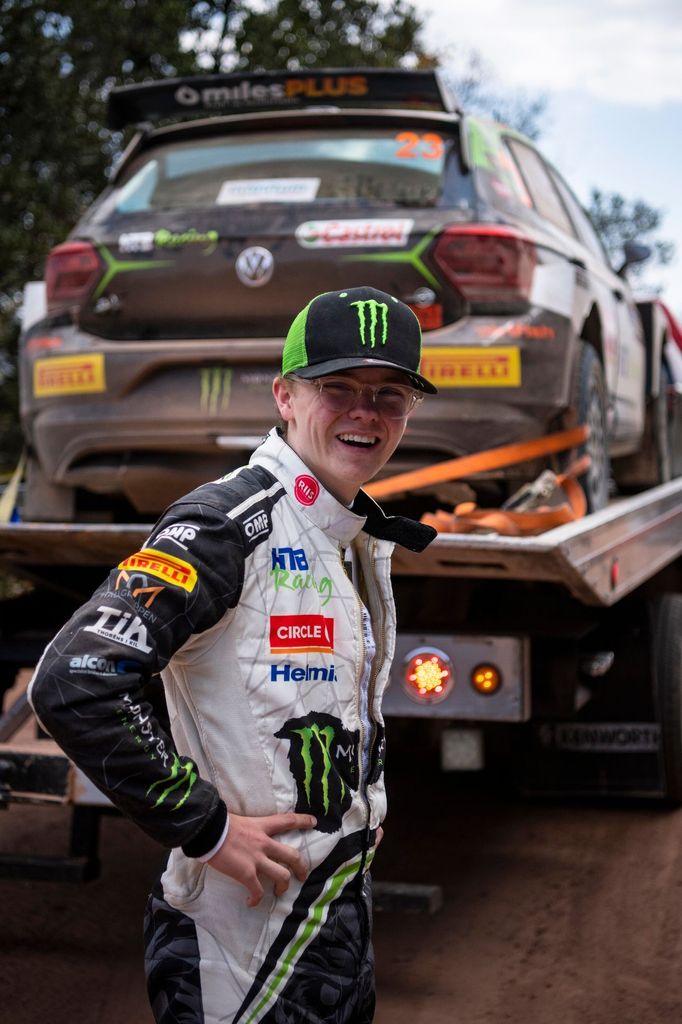 Oliver Solberg při Mexické rallye 2020