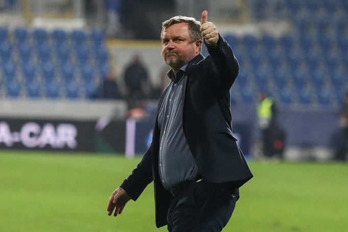 Pavel Vrba v zápase EL Plzeň - Dinamo Záhřeb