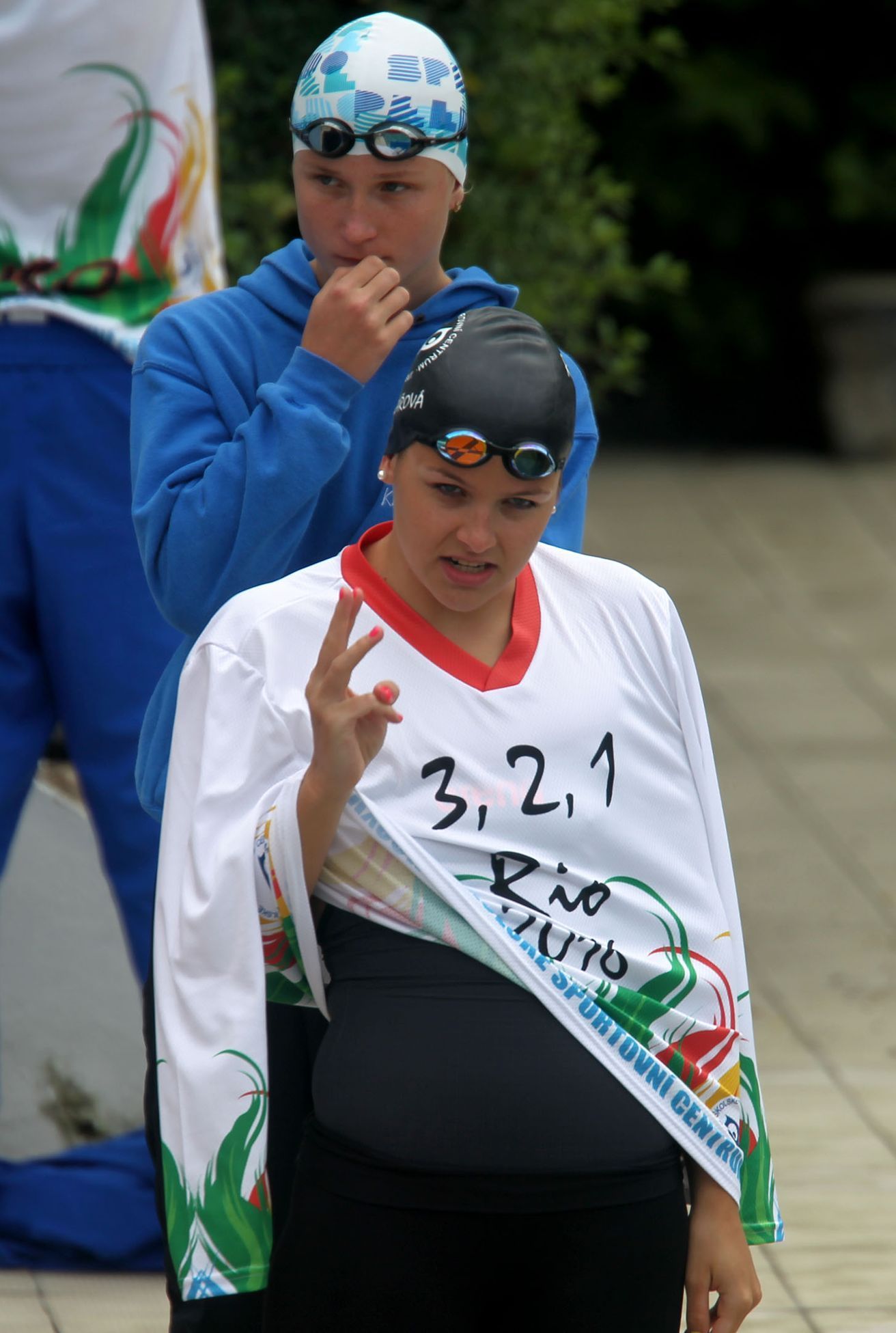 Anna Kolářová na MČR v plavání 2014