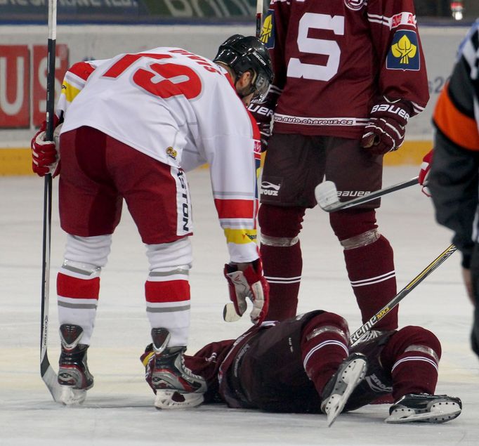 TELH, Sparta-Olomouc: zraněný Lukáš Pech