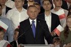 Povolební proslov kandidátů na prezidenta Polska