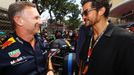 F1, VC Monaka 2023: Christian Horner a Orlando Bloom