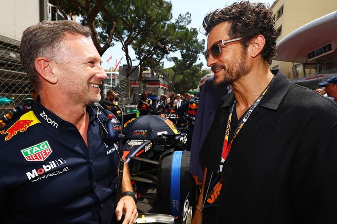 F1, VC Monaka 2023: Christian Horner a Orlando Bloom