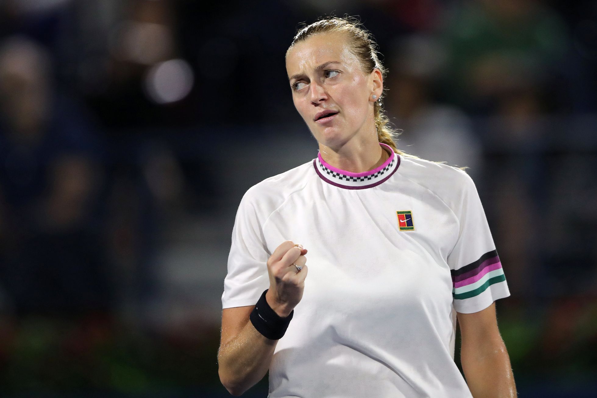 Petra Kvitová ve čtvrtfinále turnaje v Dubaji 2019