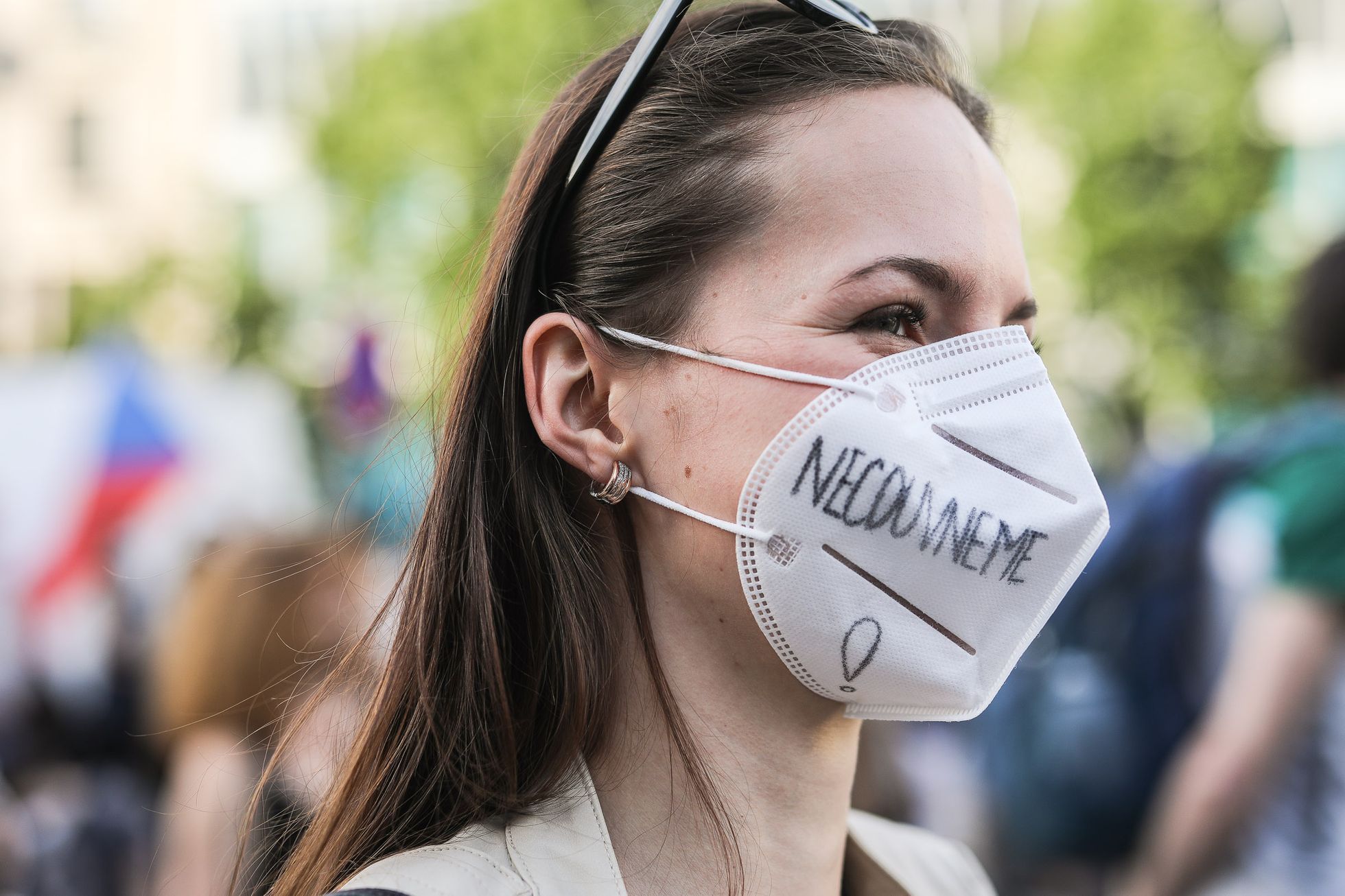 Demonstrace a pochod Milion chvilek pro demokracii, protest, Marie Benešová