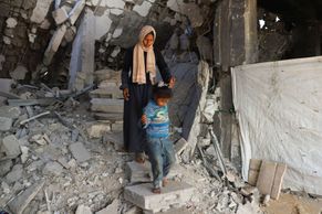 Obraz zkázy. Gaza se proměnila v město duchů, lidé v troskách hledají mrtvá těla