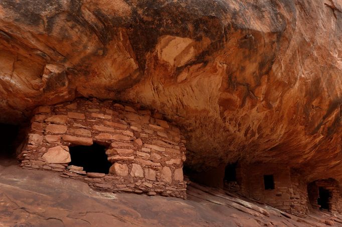 The 'House on Fire' ruin, located in Mule Canyon, is pictured in Bears Ears National Monument in Utah’s Four Corners region.