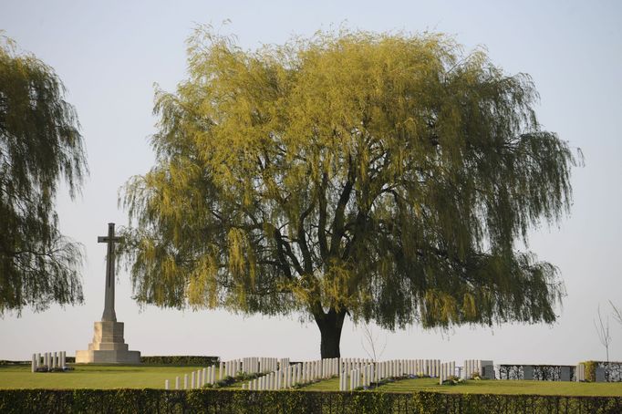 Pohřební a pietní místa první světové války (západní fronta), Belgie, Francie