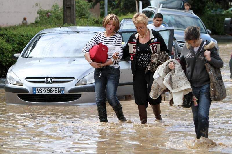 Bleskové povodně ve Francii