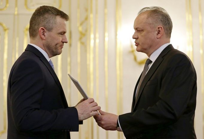 Peter Pellegrini a Andrej Kiska