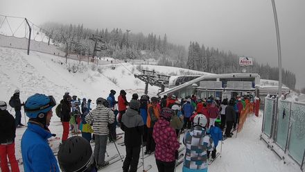 Nejlepší lyžování na Šumavě je na německé straně. Tady mají sníh i na jaře