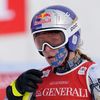 Ester Ledecká při super-G v Garmischi 2021