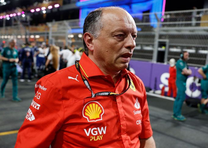 Šéf Ferrari Fredéric Vasseur před VC Saúdské Arábie F1 2024